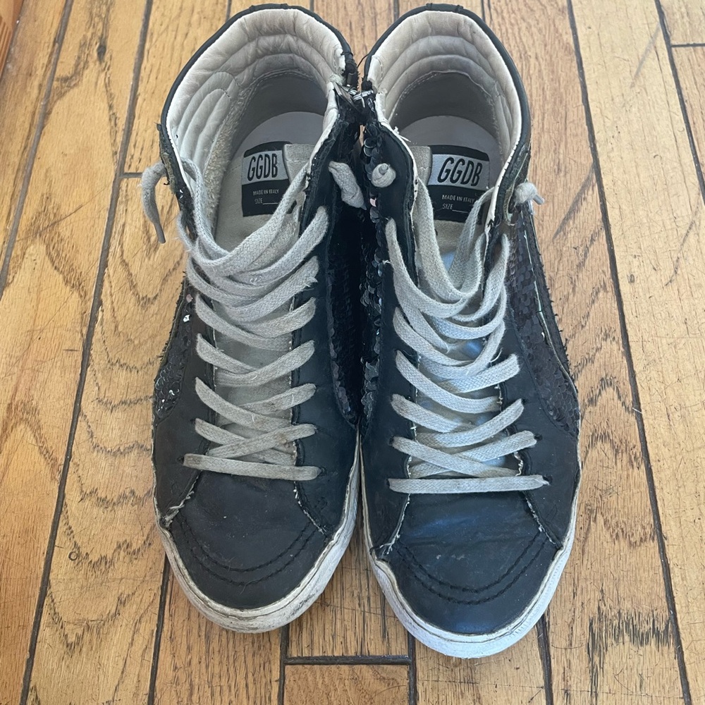Golden goose black sneakers